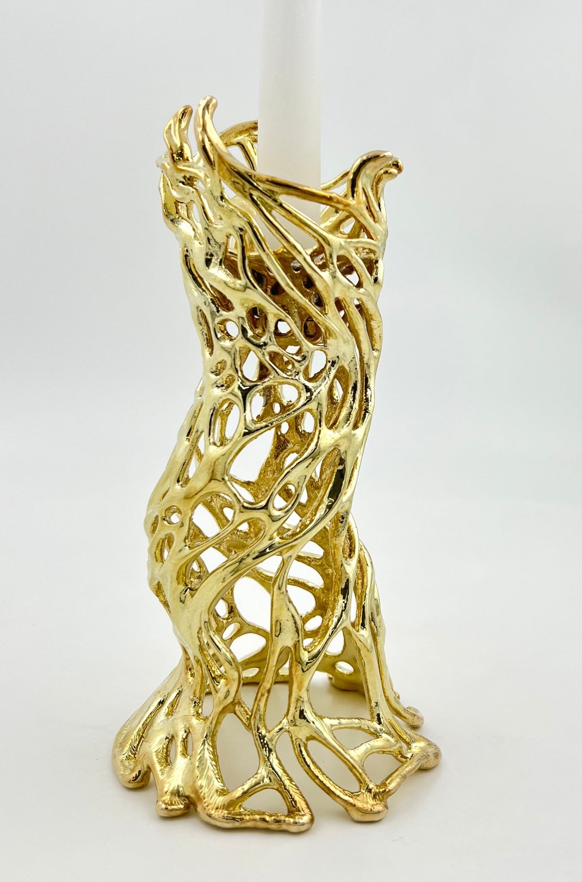 Organic Spiral Candle Holder
