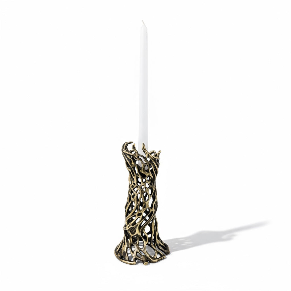 Organic Spiral Candle Holder